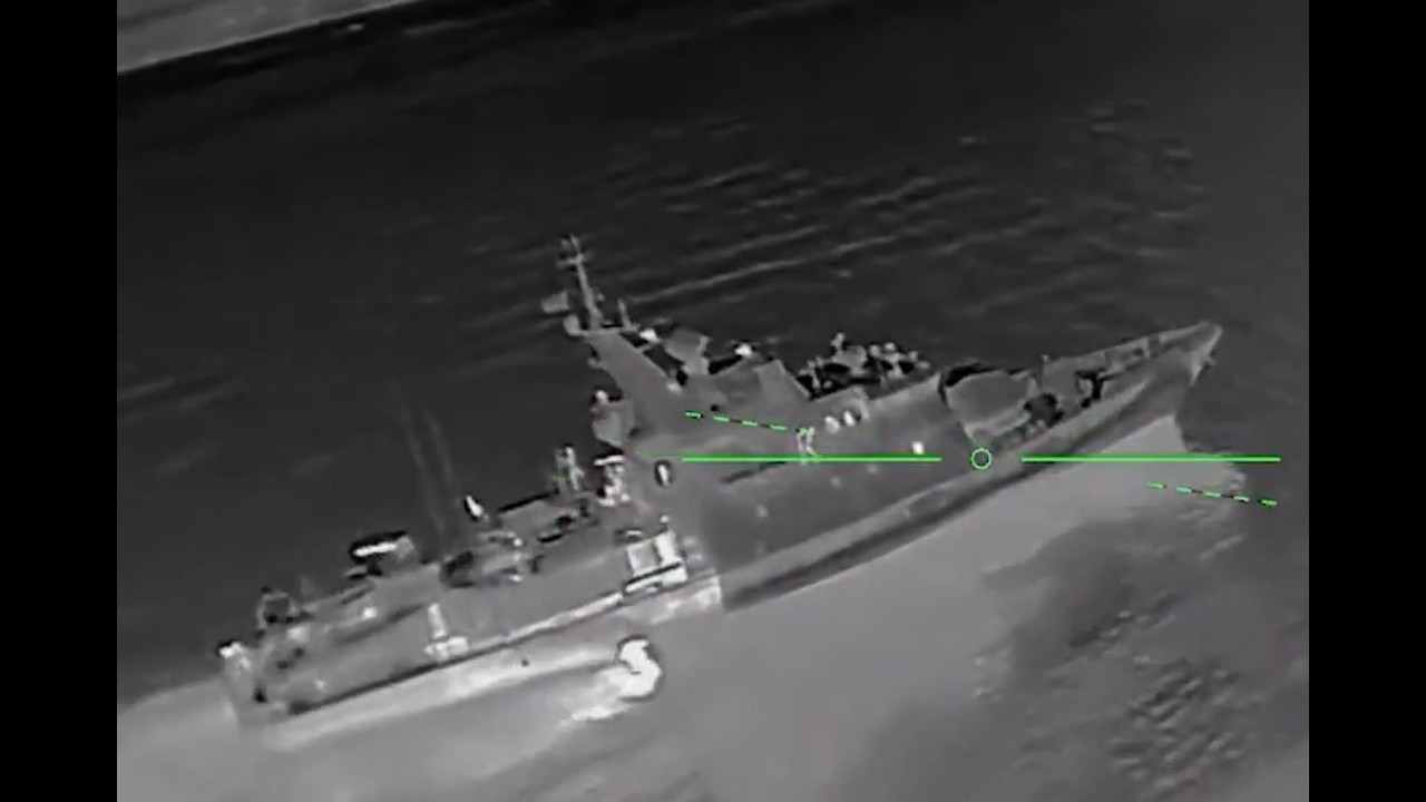 Another Russian Ship Hit: Project 10410 Svetlyak-class Patrol Boat Near Kerch Bridge