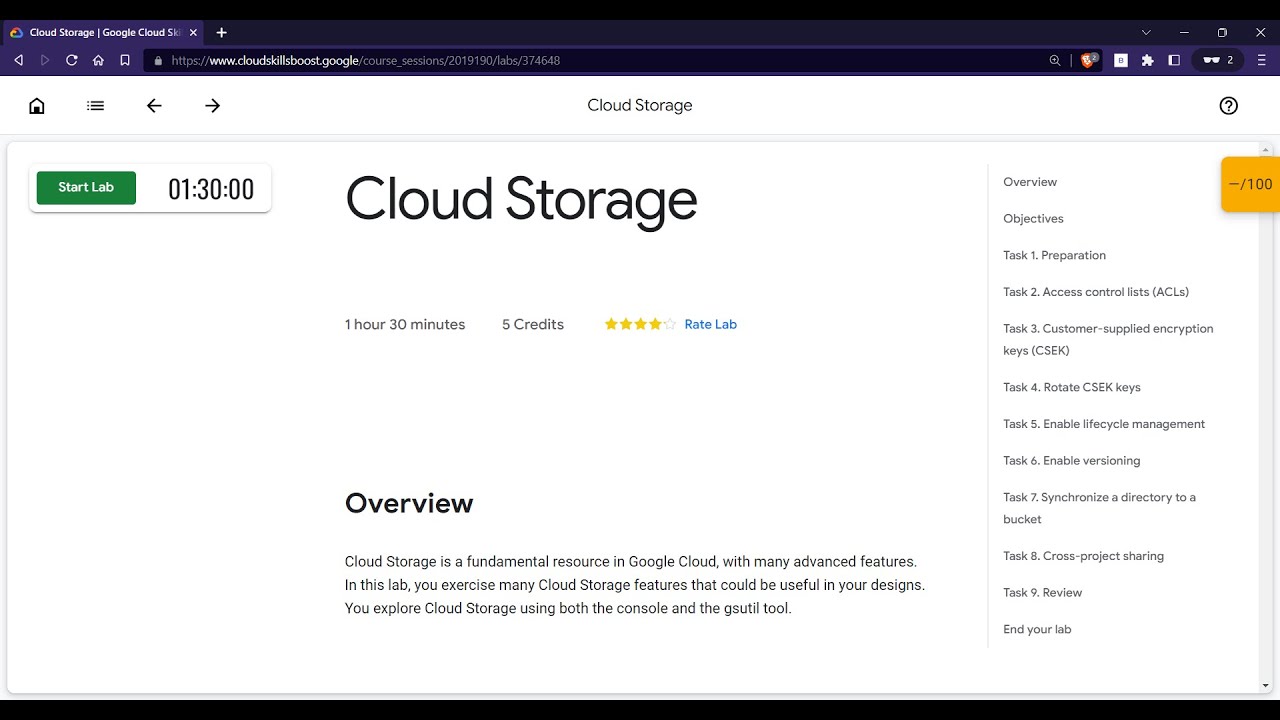 Cloud Storage | GCCP #lab_solution