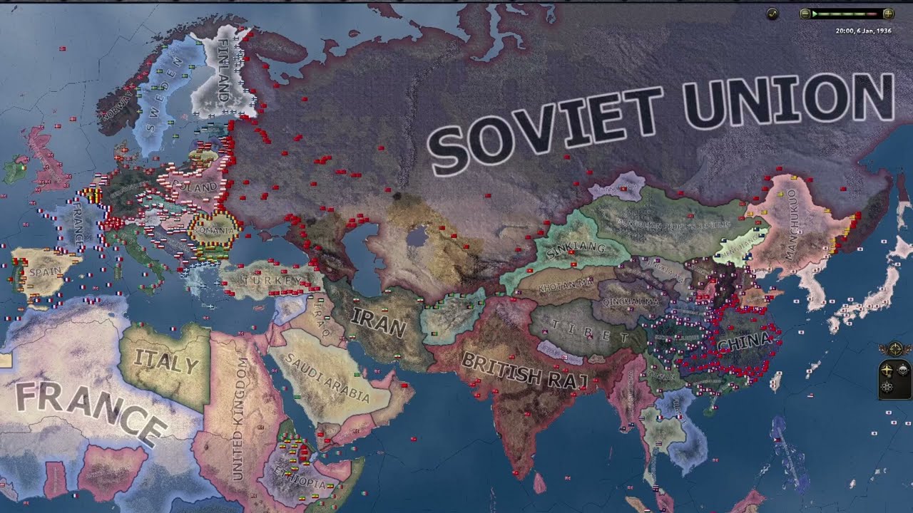 Why Ai should not go Democratic China tree  - Hoi4 Timelapse