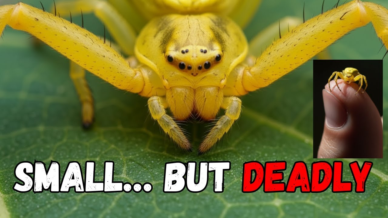 Yellow Spider: The Silent Predator Hidden in Flowers | Nature Documentary