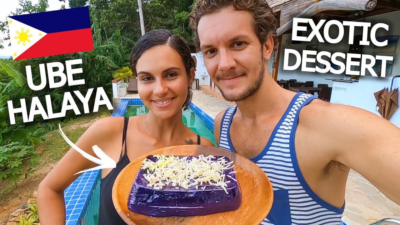 FOREIGNERS COOK DELICIOUS FILIPINO DESSERT! UBE HALAYA WITH CHEESE