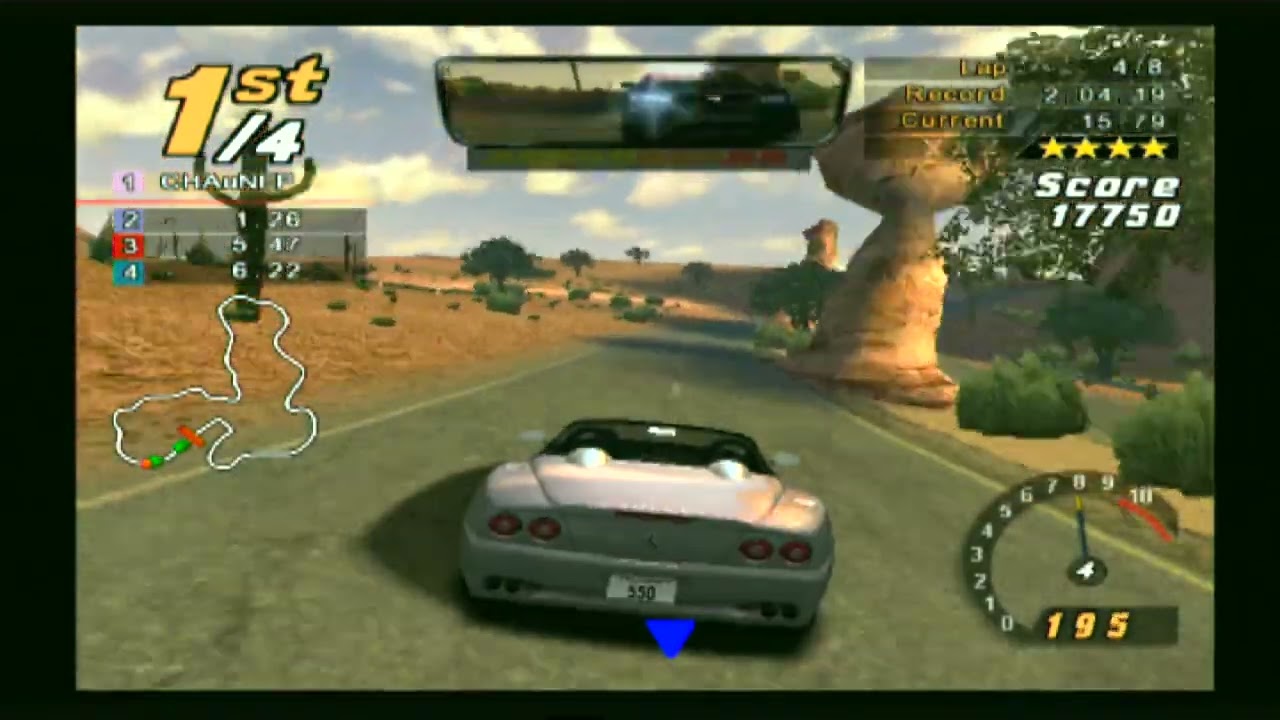 Need for Speed: Hot Pursuit 2, 8Laps Desert Heat Ferrari 550 Barchetta:nfs