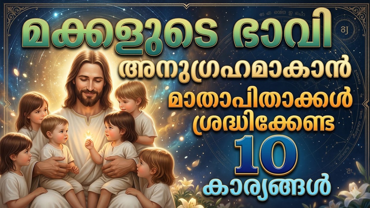 മാതാപിതാക്കൾ ഈ 10 കാര്യങ്ങൾ  ചെയ്‌താൽ മക്കൾ അനുഗ്രഹിക്കപ്പെടും  / Christian Parenting Malayalam