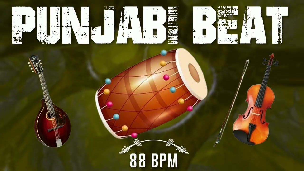 Punjabi Beat Copyright Free | Punjabi  Bhangra Dhol | Bhangra Folk beat 88  BPM | By Shyam Verma