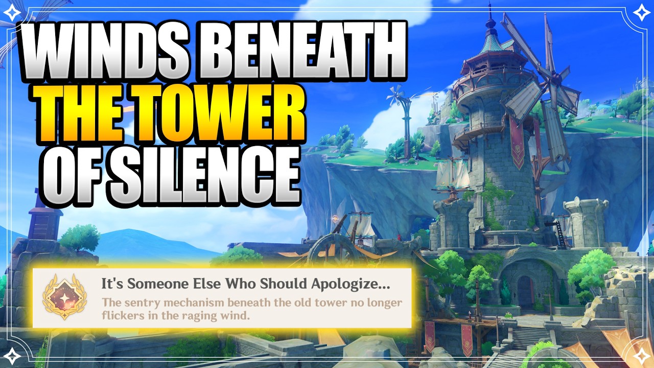 Winds Beneath the Tower of Silence | World Quests & Puzzles【Genshin Impact】