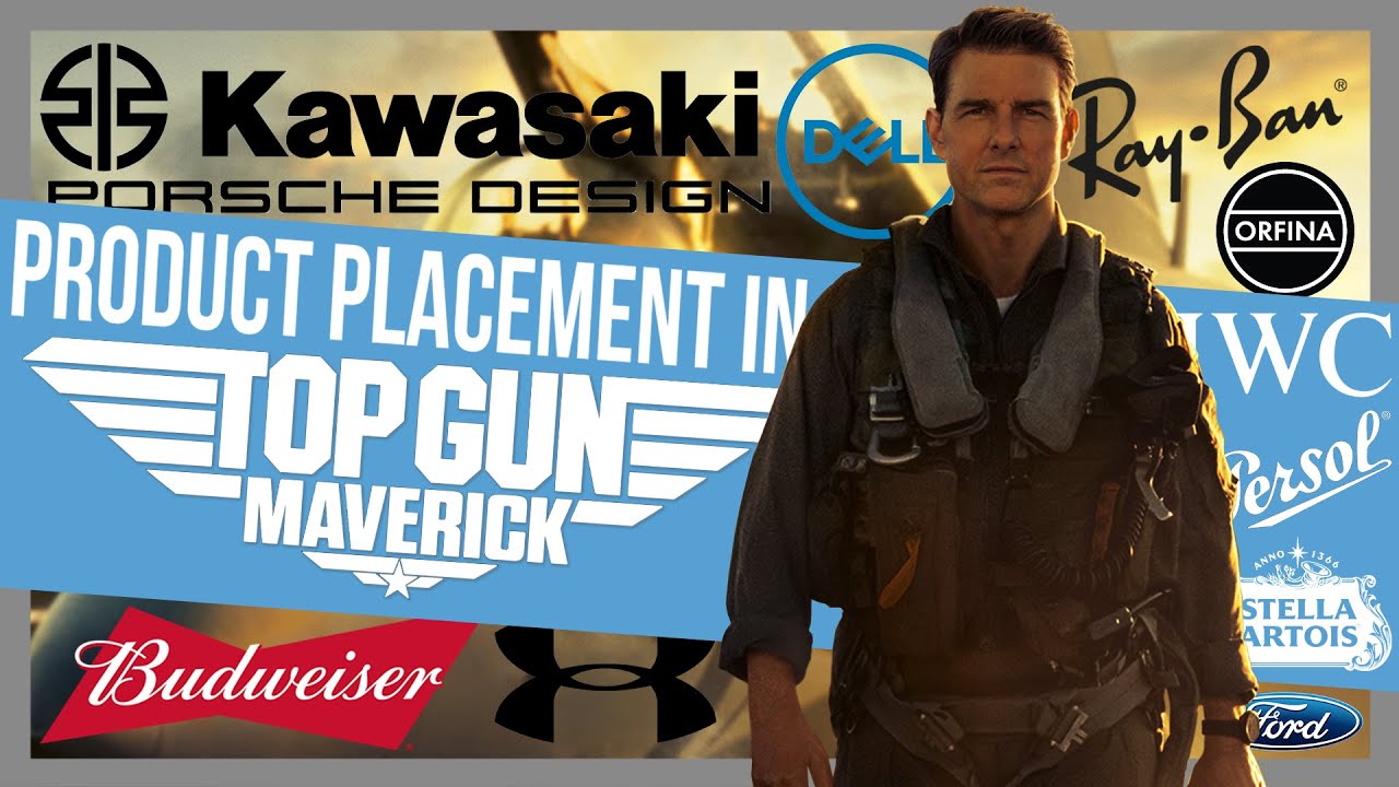 TOP GUN MAVERICK product placement vs the 1986 original