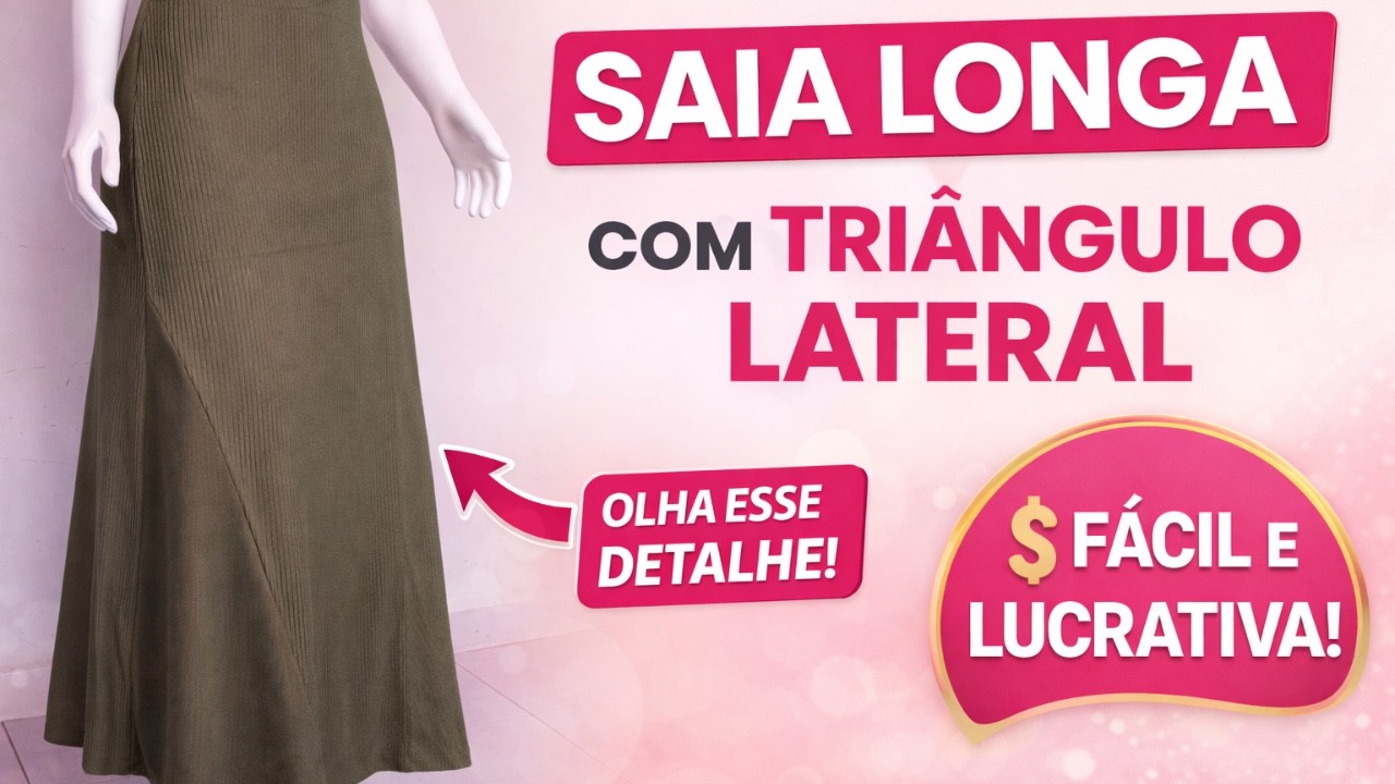 COSTURANDO A SAIA PERFEITA PARA IR À IGREJA
