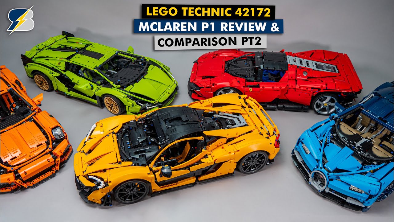 Подробный обзор сборки LEGO Technic 42172 McLaren P1, часть 2 — характеристики, сравнение и много...