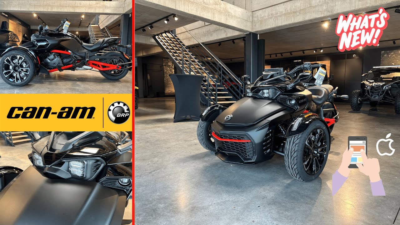 Can Am Spyder F3 S Einweisung in das Brand neue 2024iger Modell Vorstellung des Displays & Bedienung