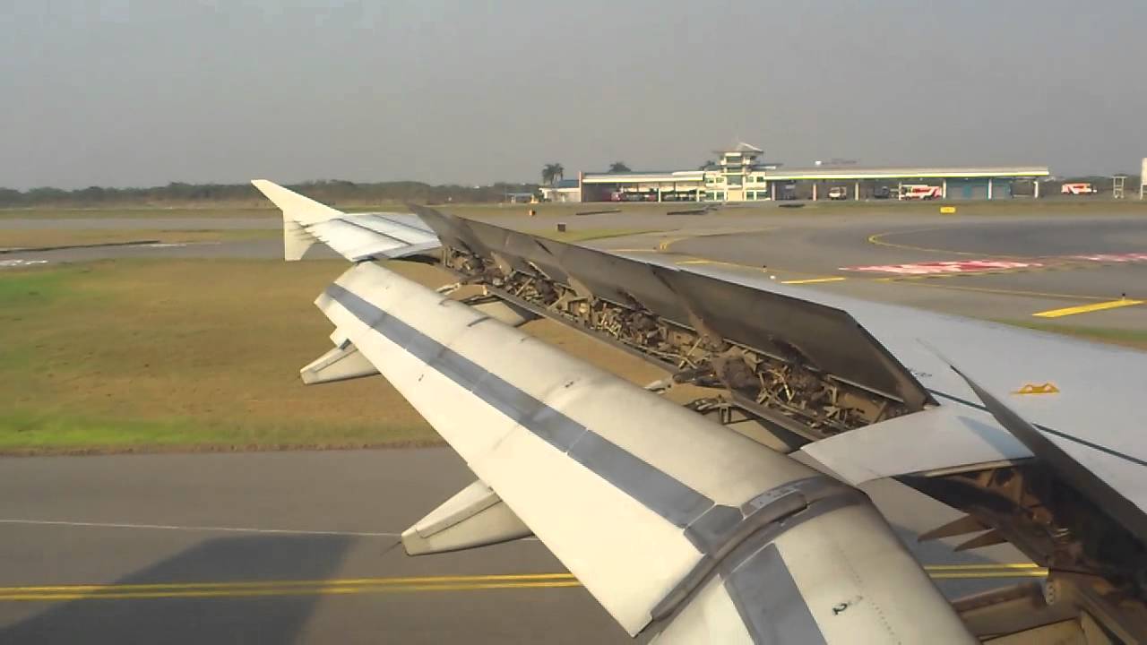 Landing at 