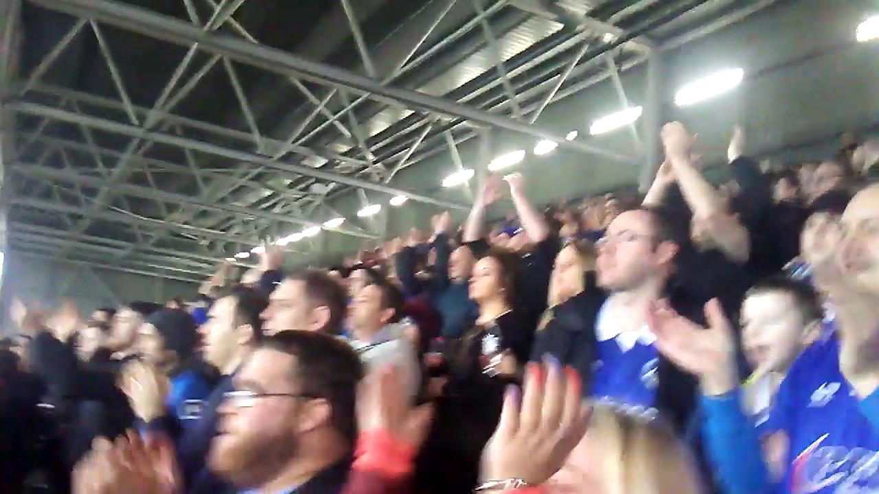 OVER 4000 OLDHAM CHANT WE ARE TAKING OVER YOUR TOWN AGAIN
