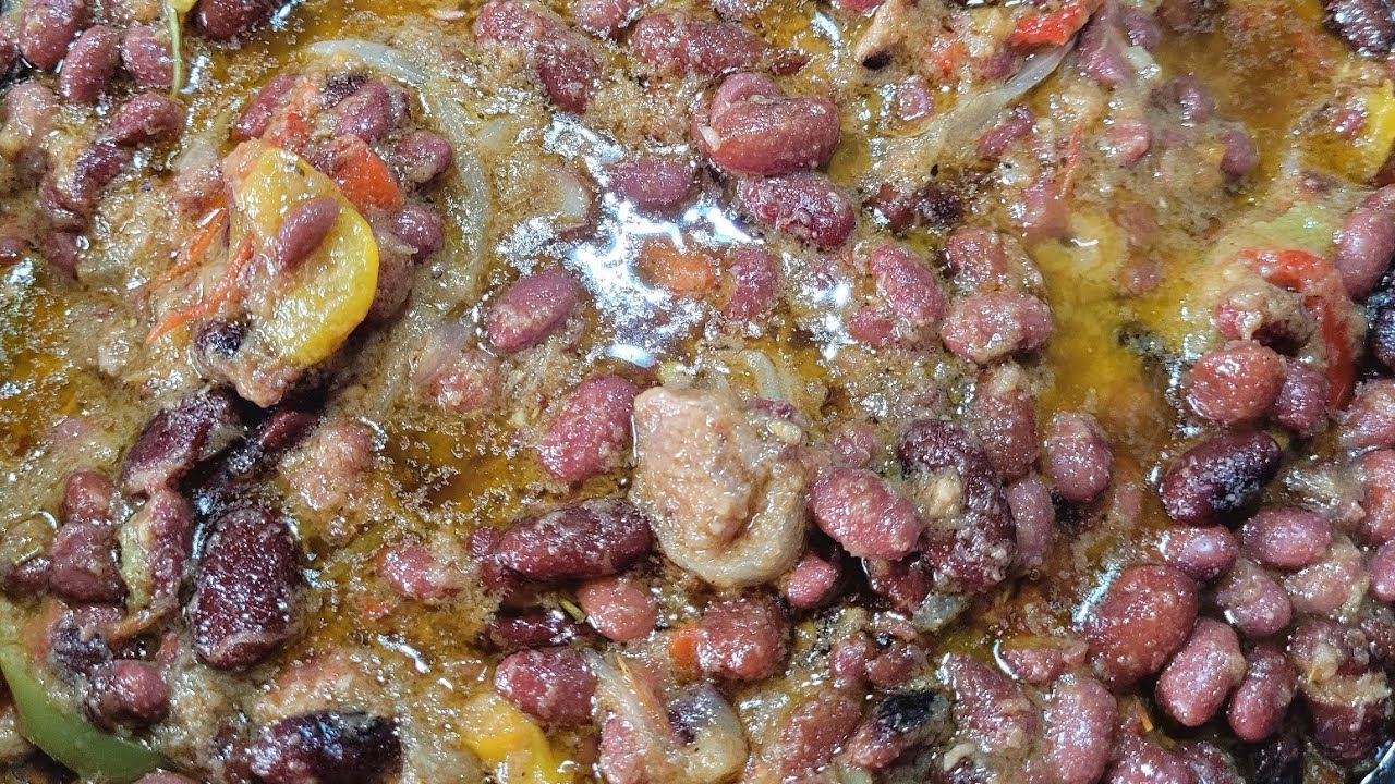 61👩‍🍳: Haricots rouges frits/ fried red beans/ Haricot frit/ haricot sauté #Cameroun