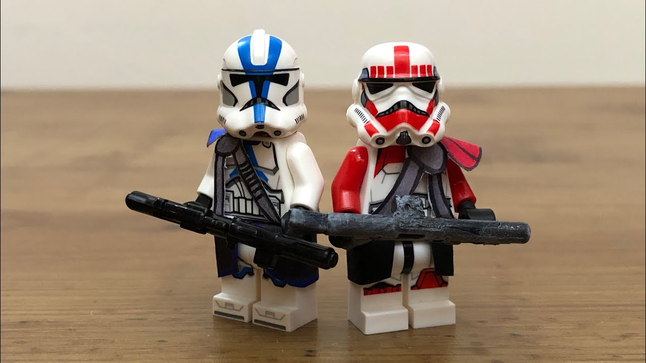 How to make advanced custom Lego capes and pauldrons| For custom clones and other minifigures