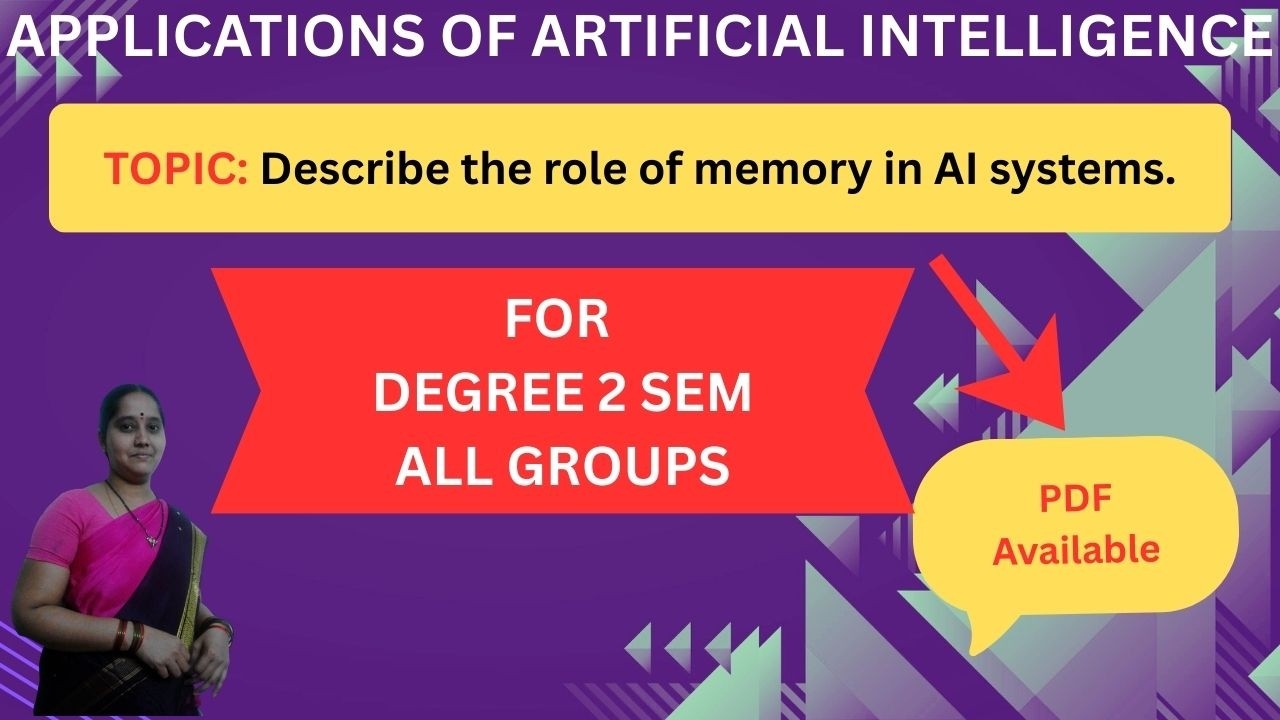 Memory in Artificial Intelligence