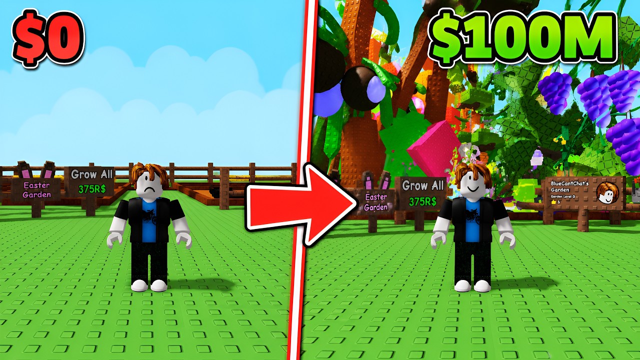 10 этапов каждого игрока Roblox Grow A Garden