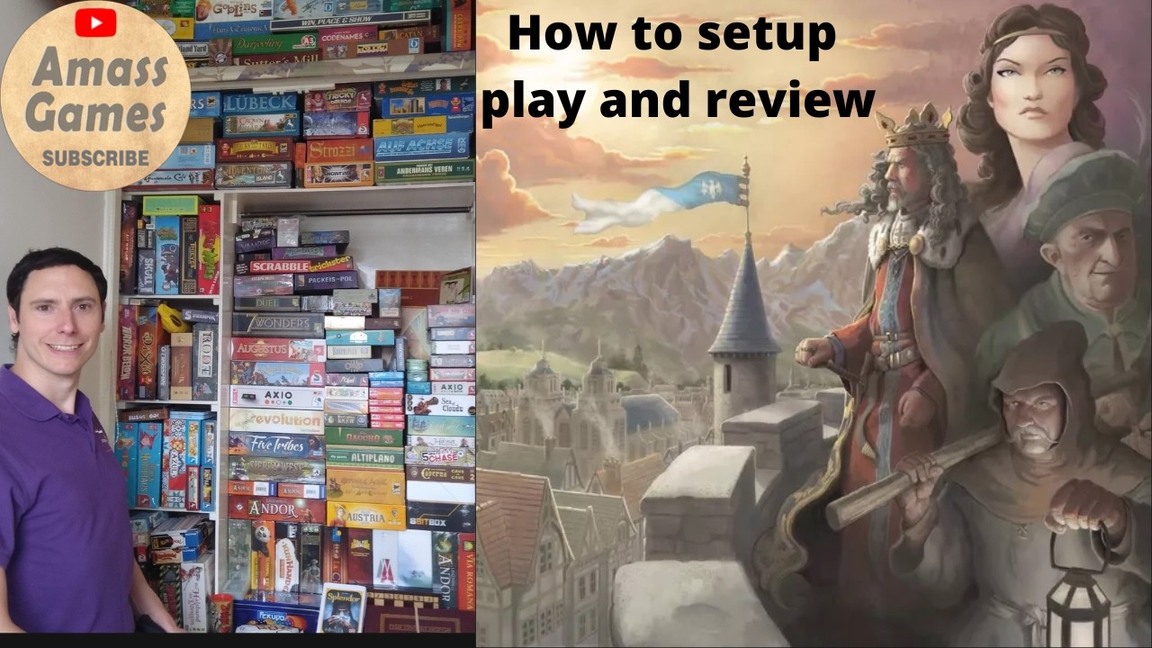 How to play Era of Kingdoms board game review setup AmassGames Kickstarter 7 Wonders building age