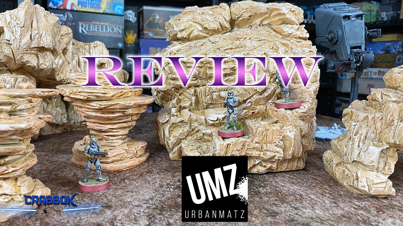 Urbanmatz - Badlands Rocks Pre-Painted Terrain