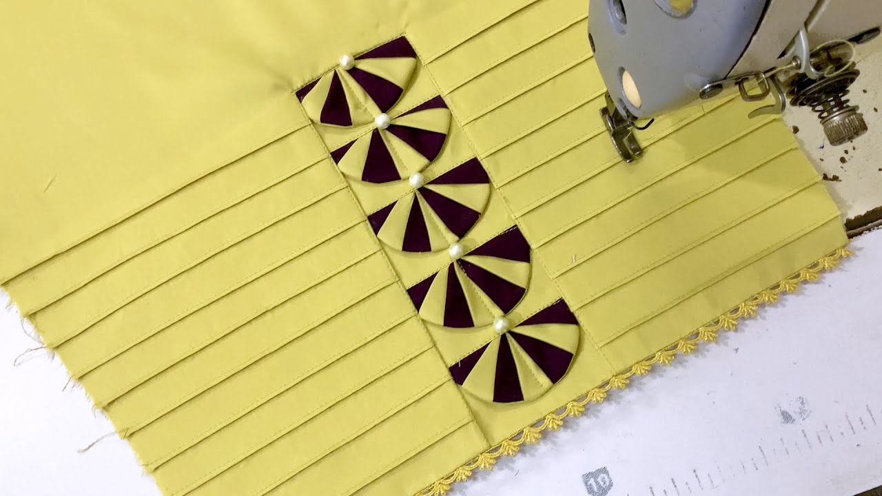 Unique Pattern for Trouser Bottom | Stylish Trouser poncha design