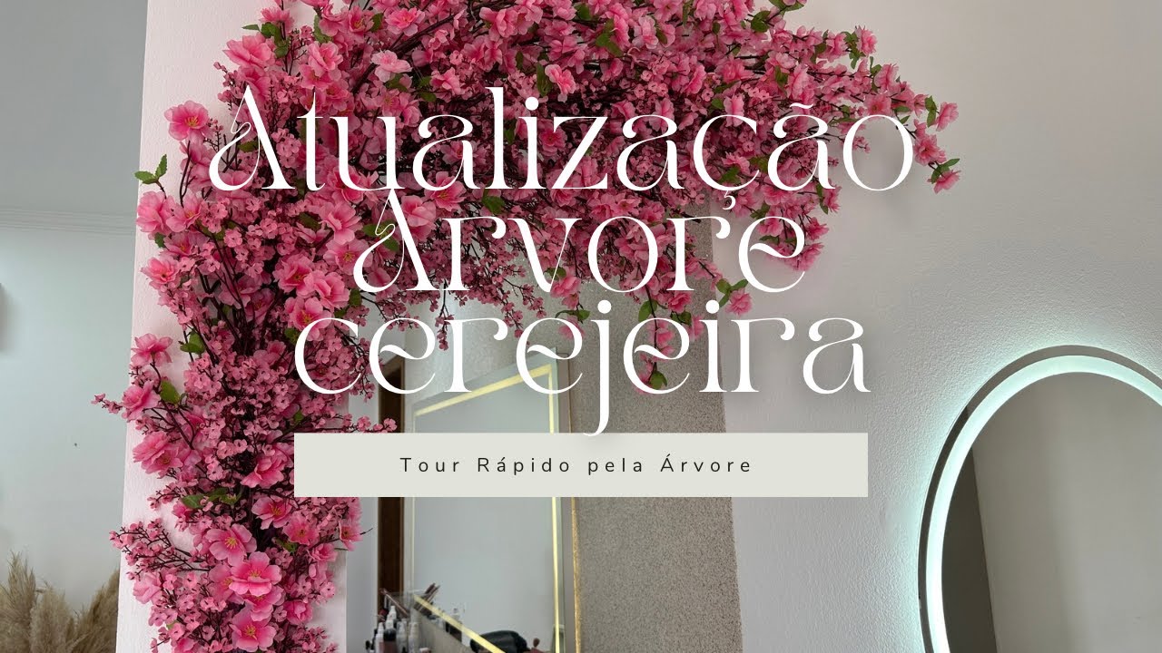 COMO FIZ MINHA ÁRVORE DE CEREJEIRA - Atualização e Dúvidas