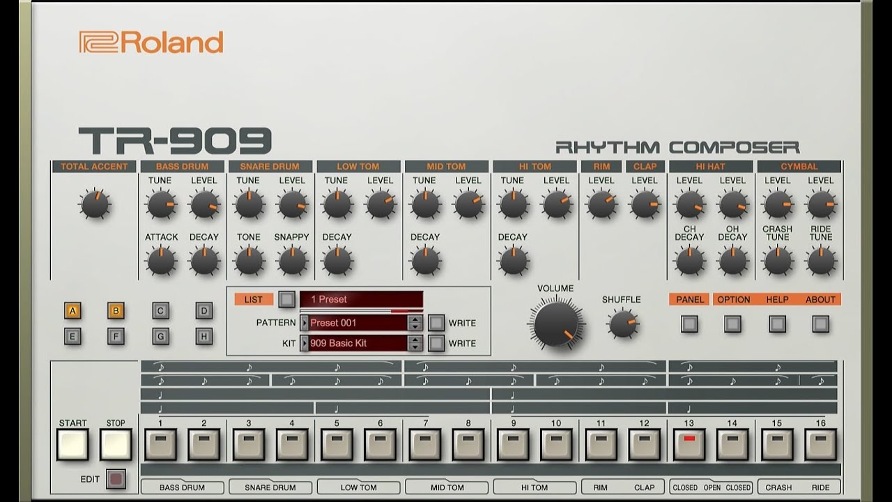 VST Roland Cloud TR-909 🔥🔥😱