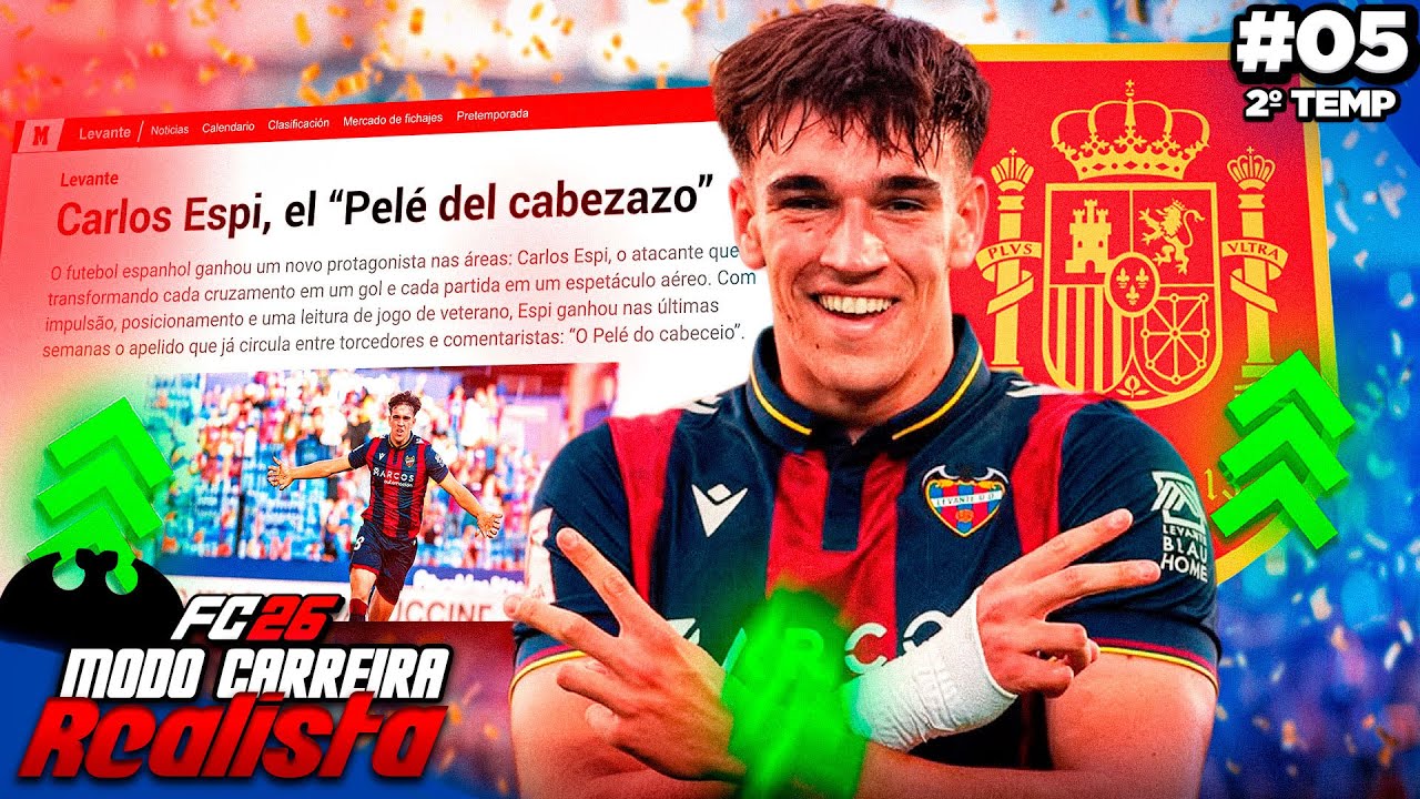 ENCONTRAMOS O PELÉ DO CABECEIO ESCONDIDO NO TIME! - Modo Carreira Realista EA FC26 Parte 5