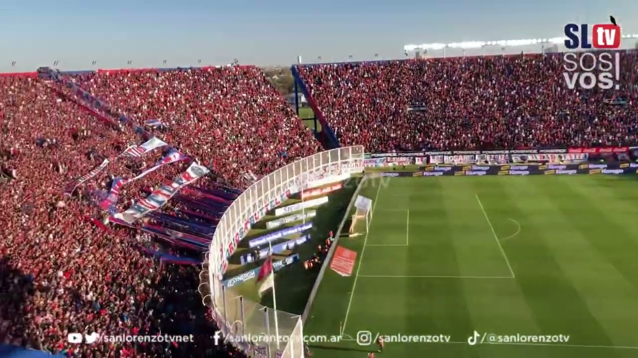 Gol de Adam Bareiro y festejo azulgrana | San Lorenzo 1 vs Hurac&aacute;n 1 |Fecha 7| Copa de la Liga 2023