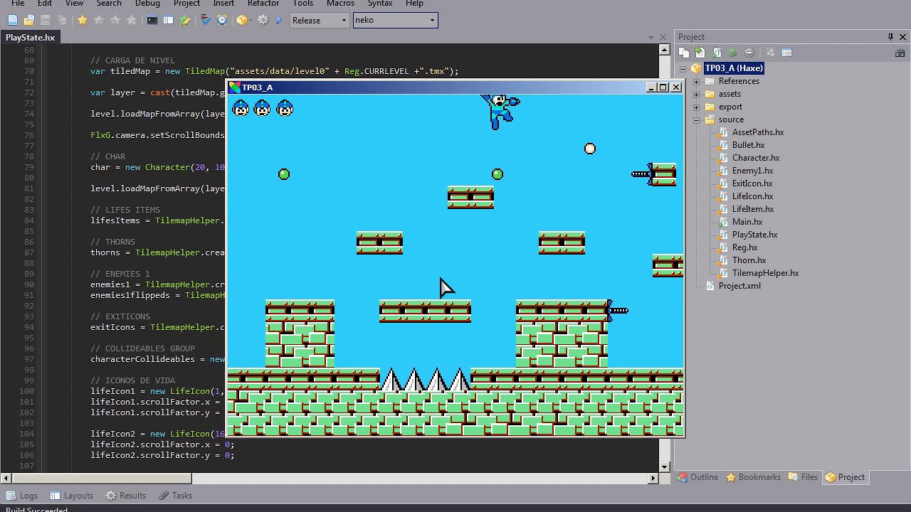 Rockman en HaxeFlixel