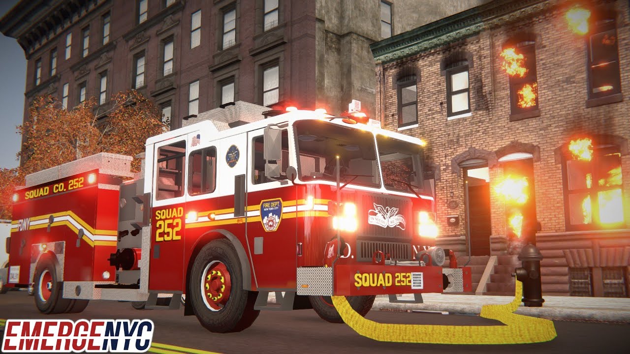 EmergeNYC Multiplayer Fire Runs With FDNY Squad 252