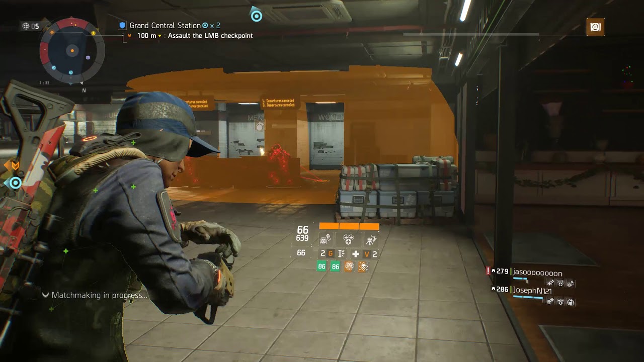 The Division 1 Classified Striker's gameplay