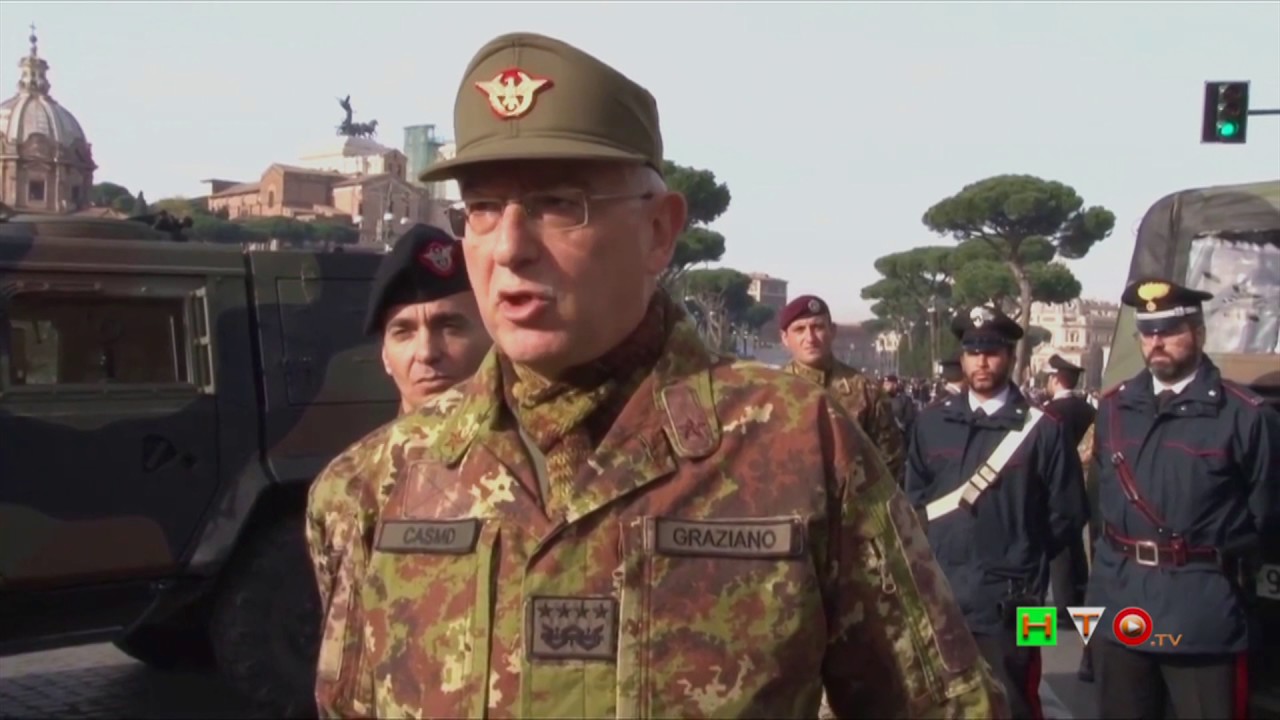 Saluti del Gen. Claudio Graziano ai Militari dell'Operazione Strade Sicure - www.HTO.tv