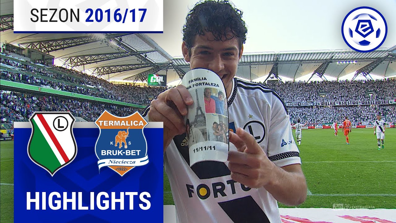 Legia Warszawa - Bruk-Bet Termalica Nieciecza 6:0 | SKRÓT | Ekstraklasa 2016/17 | 33. Kolejka