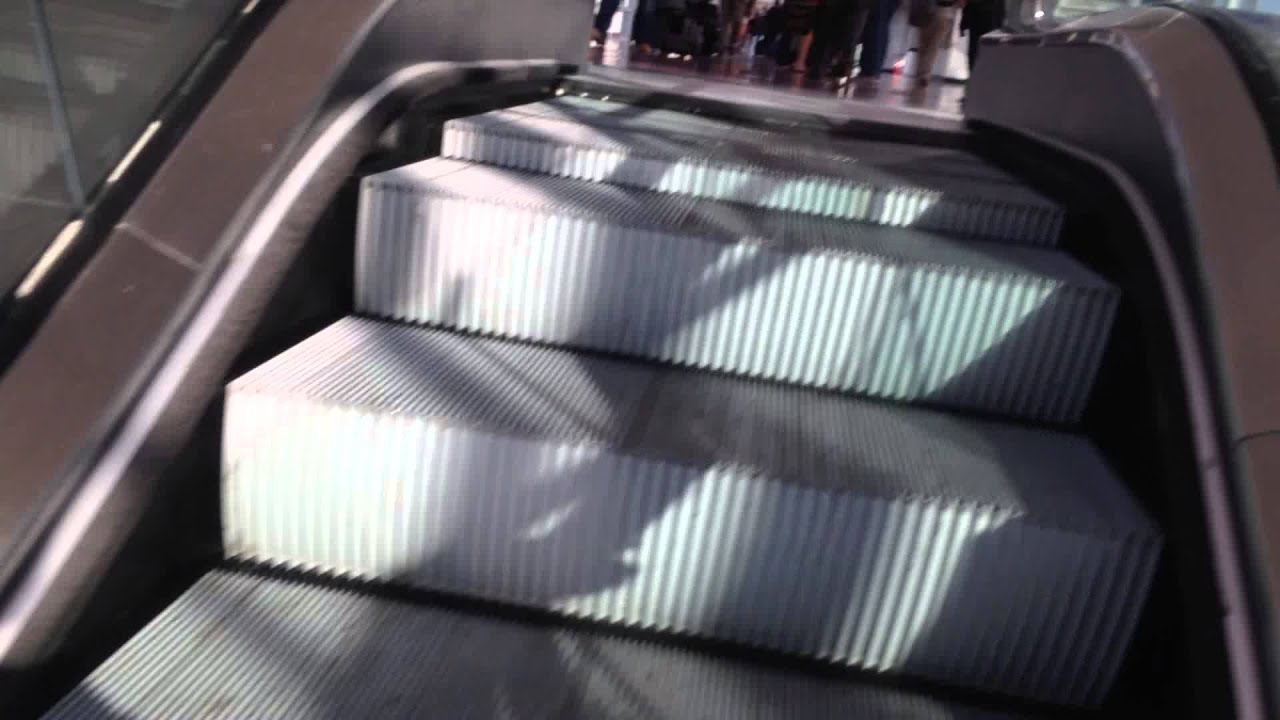 GAFCO/Filechia Broken Escalator at DFW Airport Skylink -  Terminal A (Gates 1-20) Station