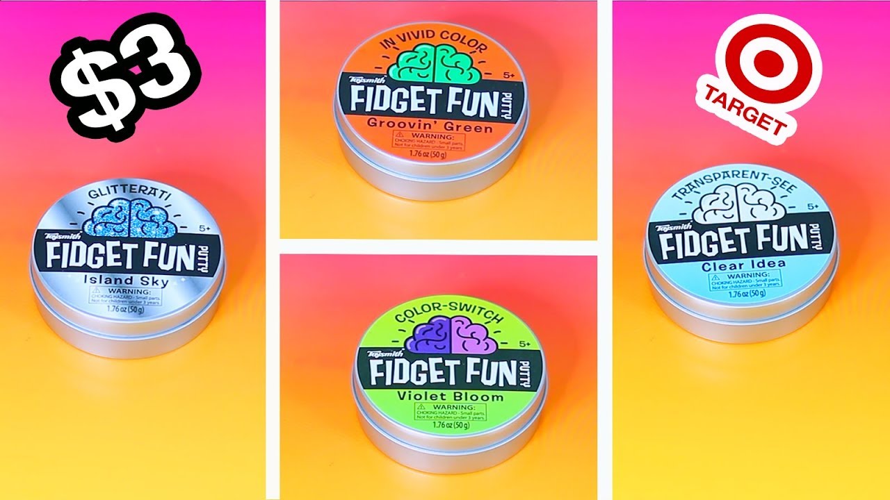 $3 Target Putty comes 4 Variety Packages in the dollar section of Target