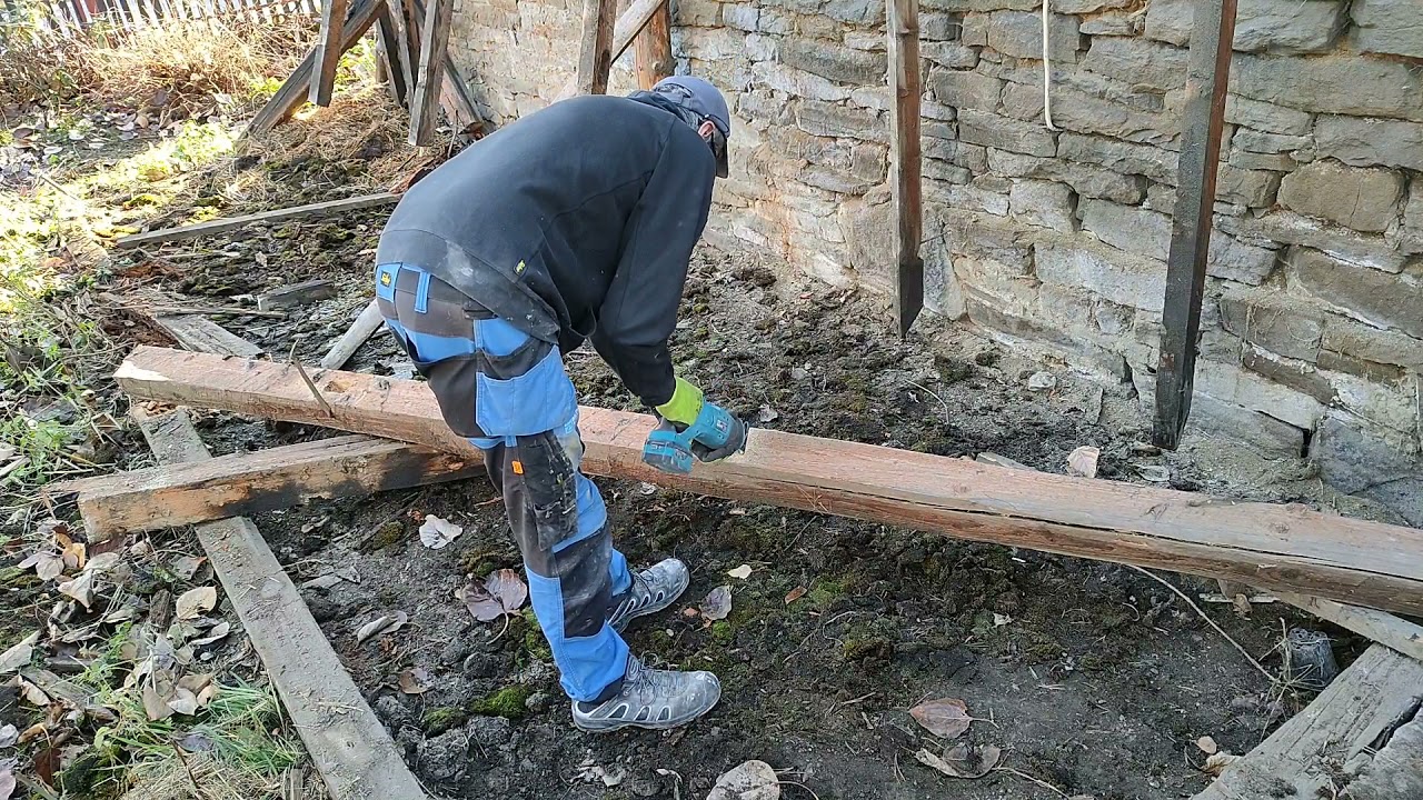 Dom 135 lat demontaż konstrukcji oraz więźby starego szopy cz. 3