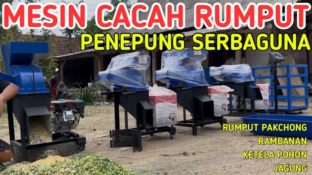 MESIN CACAH RUMPUT TERLARIS | PENEPUNG SERBAGUNA HARGA 4 JUTA