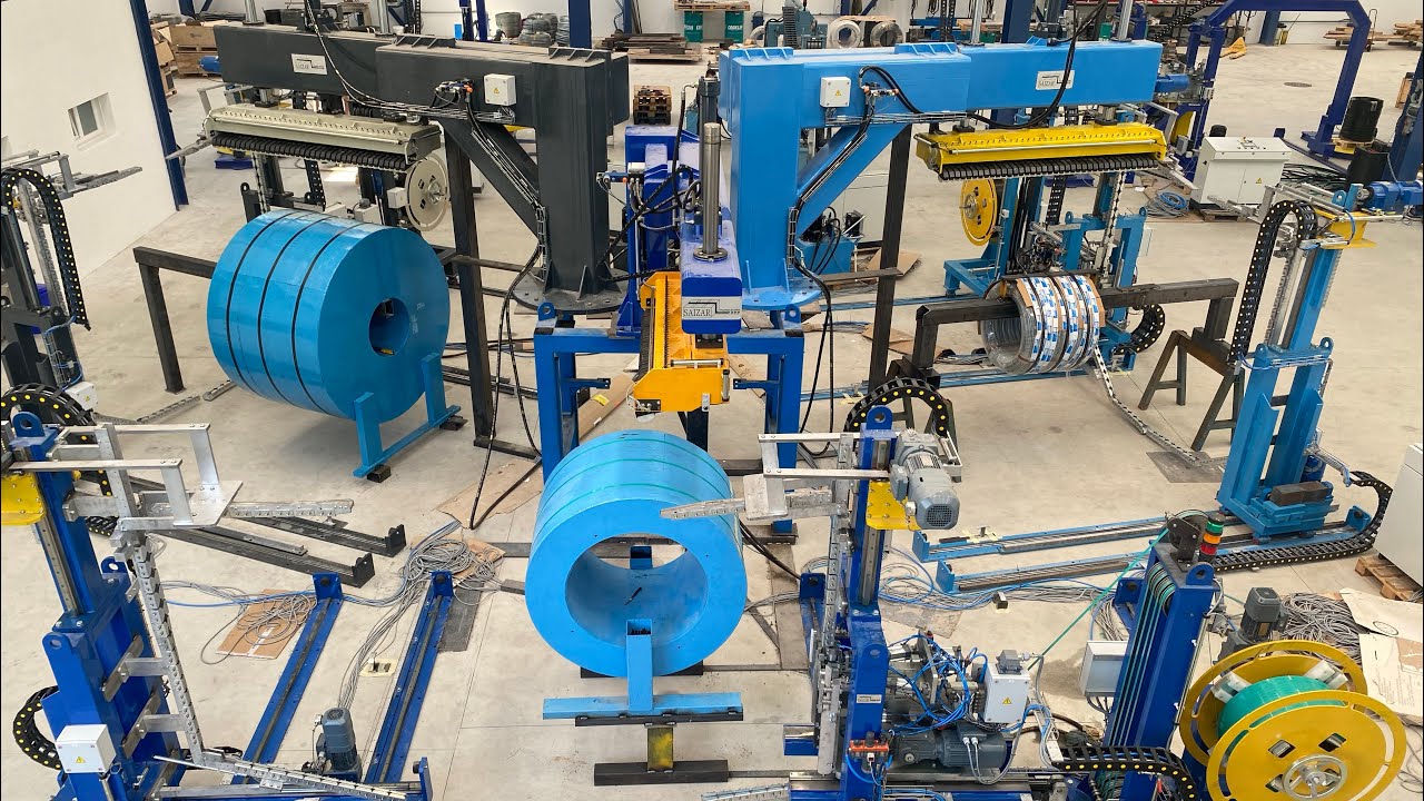 3 Automatic Strapping Machines for the OD Strapping of slit coils