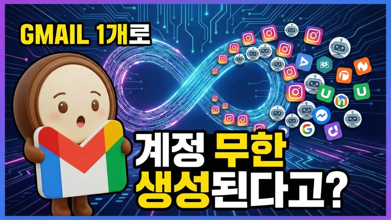 지메일 계정 합법적 무한 생성법? Gmail 주소 하나로 인스타 부계정 100개 만드는 꿀팁