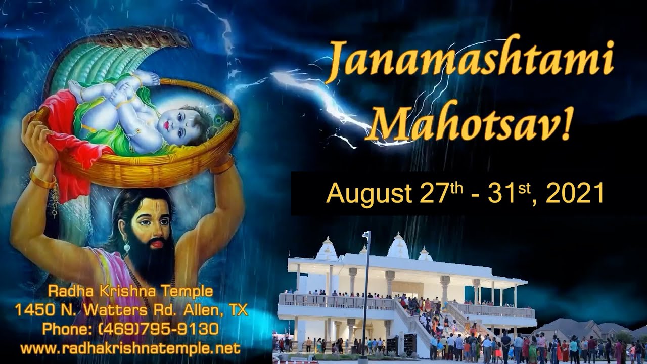 JKYog Janmashtami Mahotsav &ndash; Global Cultural and Religious Festival LIVE From Radha Krishna Temple