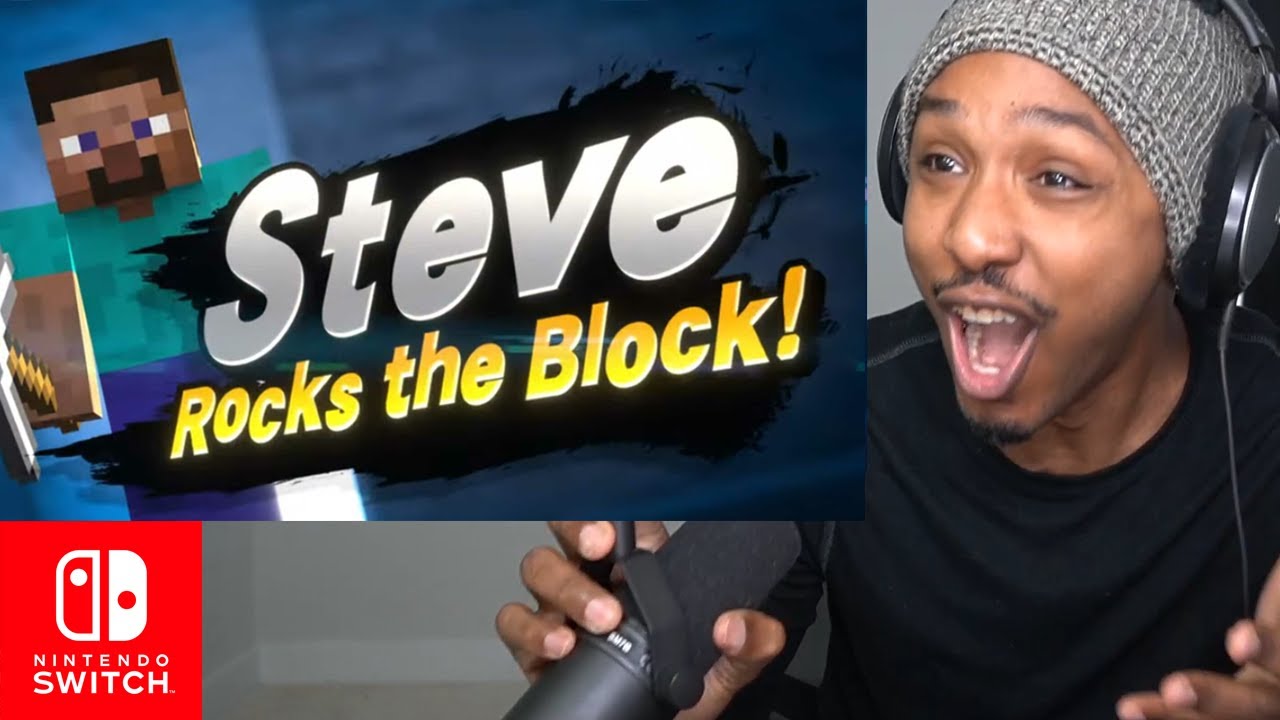 MINECRAFT STEVE для SMASH ULTIMATE — РЕАКЦИЯ OMNI