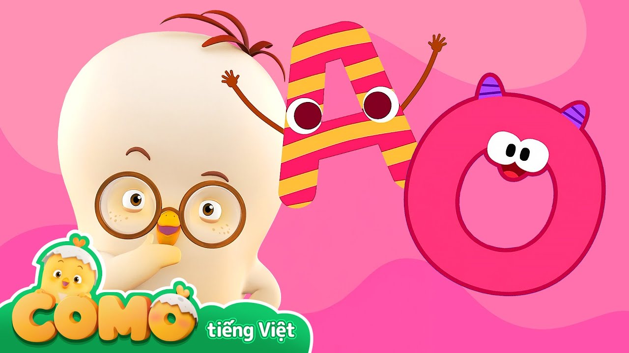 bảng chữ cái + Ngữ âm học A~O | Como và tiếng Anh | Como bồm bộp | Hoạt hình dành cho trẻ em