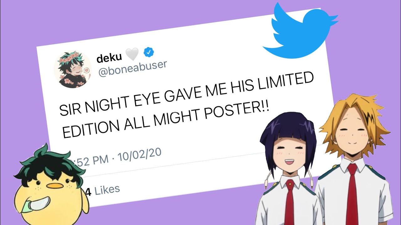 If Mha had Twitter || short video || bakudeku?