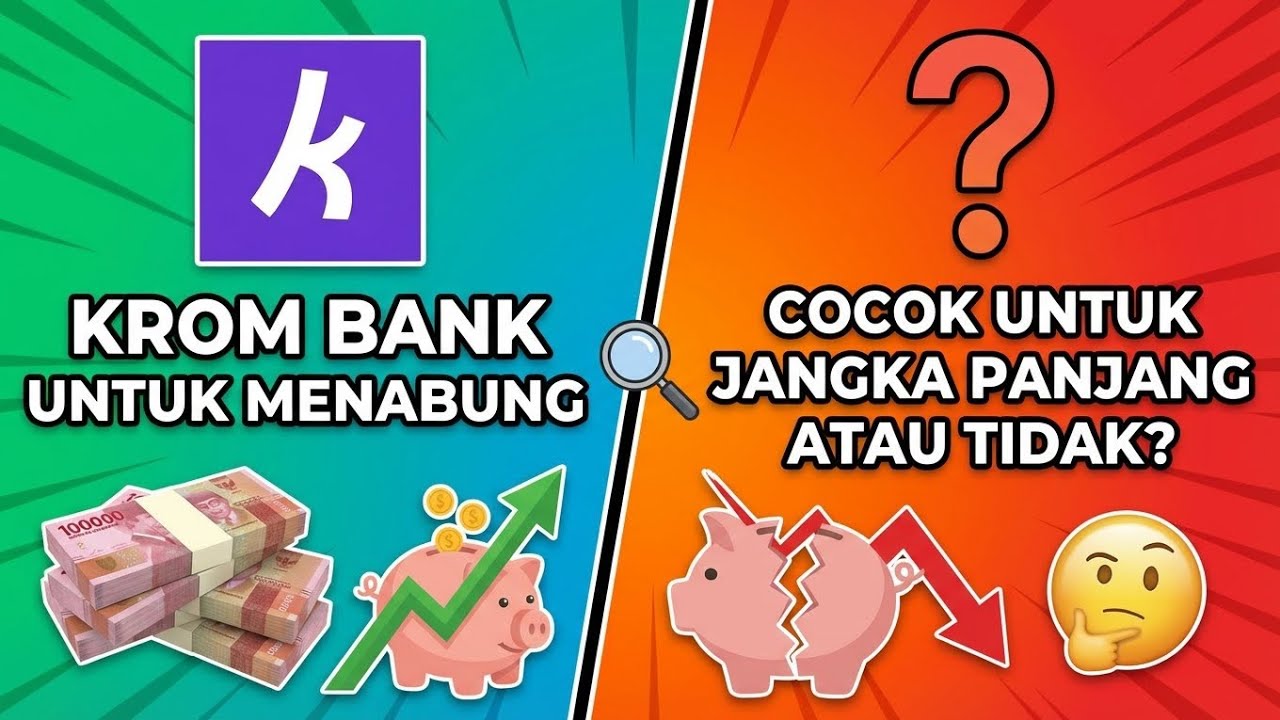 Tutorial Krom Bank - Krom Bank untuk Menabung Cocok Tidak Ya?