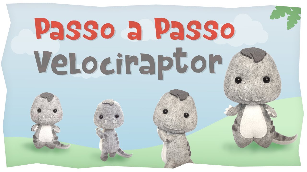 Passo a Passo - Dinossauro Pocket (Velociraptor)
