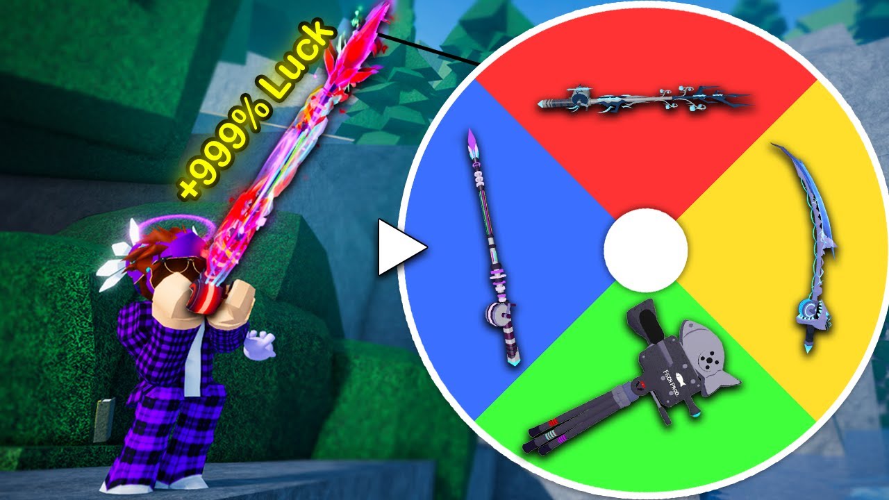 Random Wheel Chooses MY OP RODS.. (Fisch)