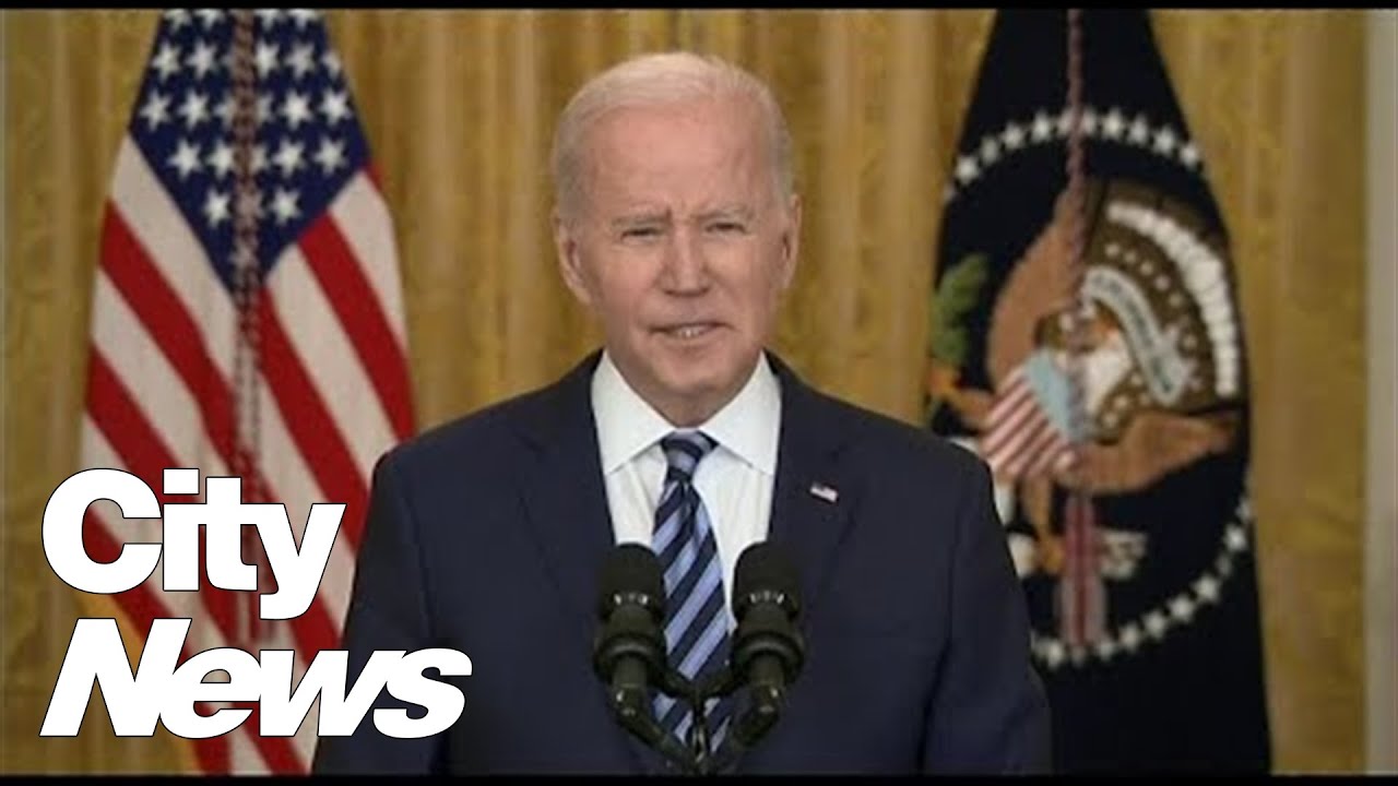 U.S. President Joe Biden announces sanctions, additional troops to Germany