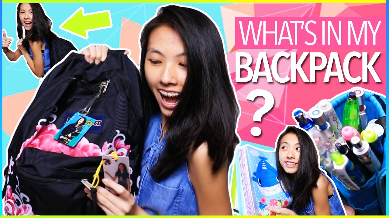 What's in My BACKPACK!? Back to School Essentials for Middle & High School Students!