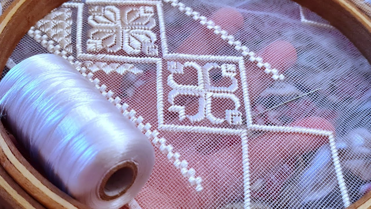 دیزاین جدید و عالی پاچه شلوار، آموزش خامک دوزی، khamak embroidery tutorial, fresh design