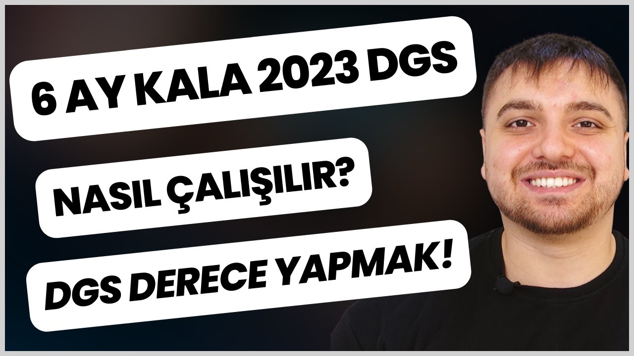DGS 2023 Son 6 Ayda Kazanılır! 6 Ay Kala 2023 DGS NASIL ÇALIŞILIR?