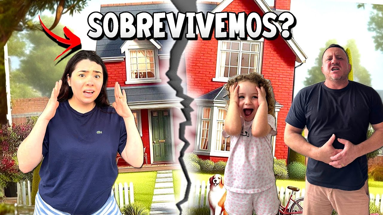 DIVIDIMOS A CASA NO MEIO E DEU RUIM | *diva passou fome