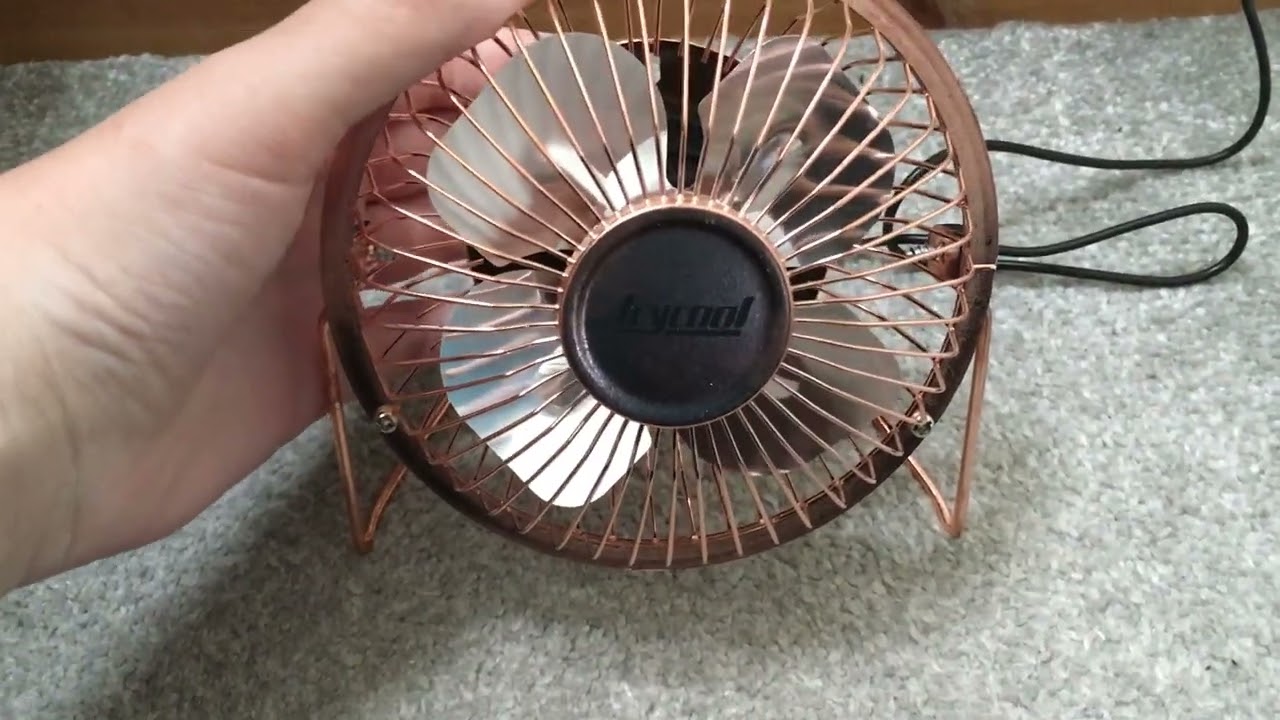 Unboxing & Testing this Icycool 4&rsquo;&rsquo; Copper USB Fan 21/06/2023